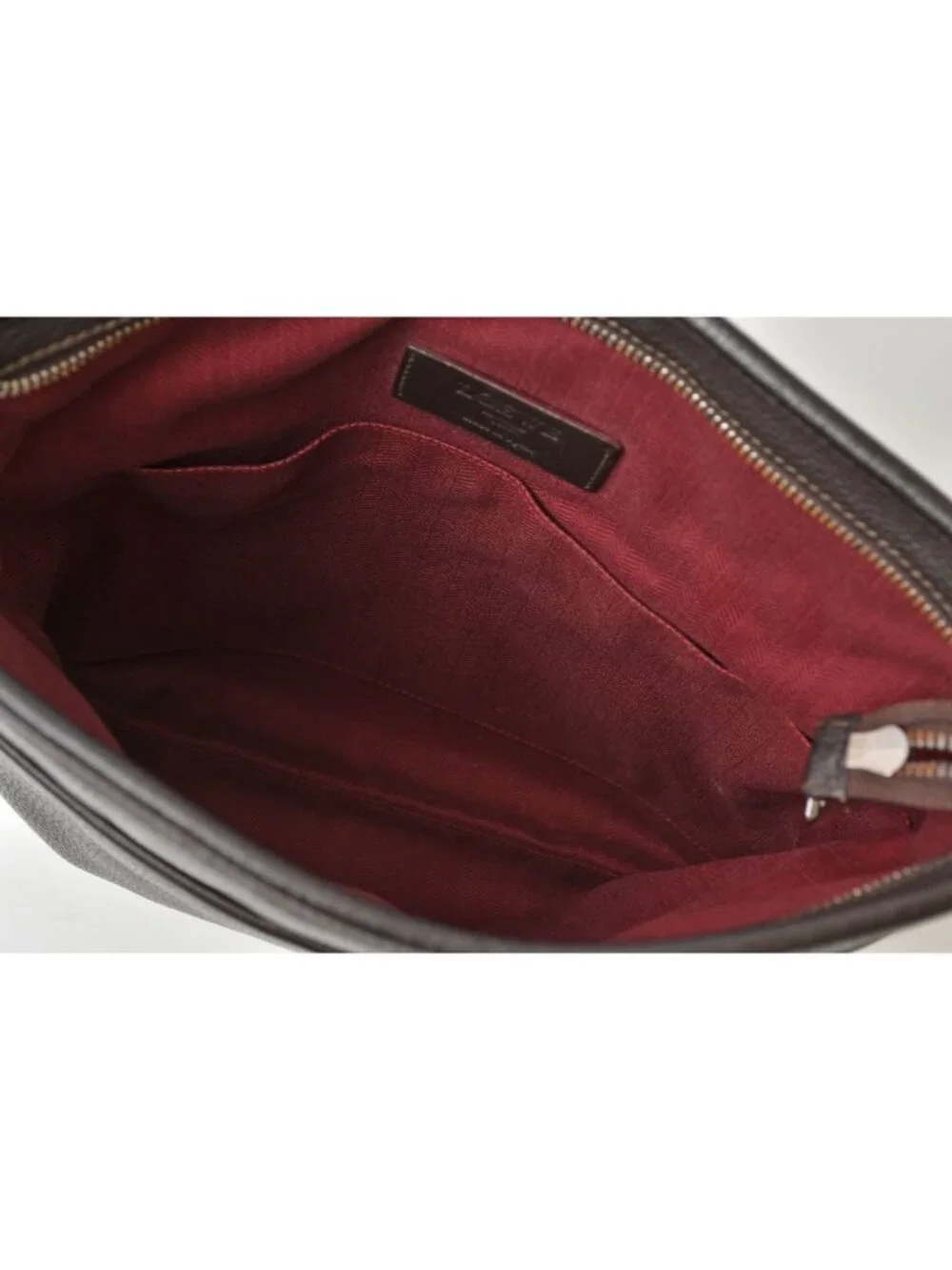 Loewe Shoulder Bag Vintage Leather Dark Brown